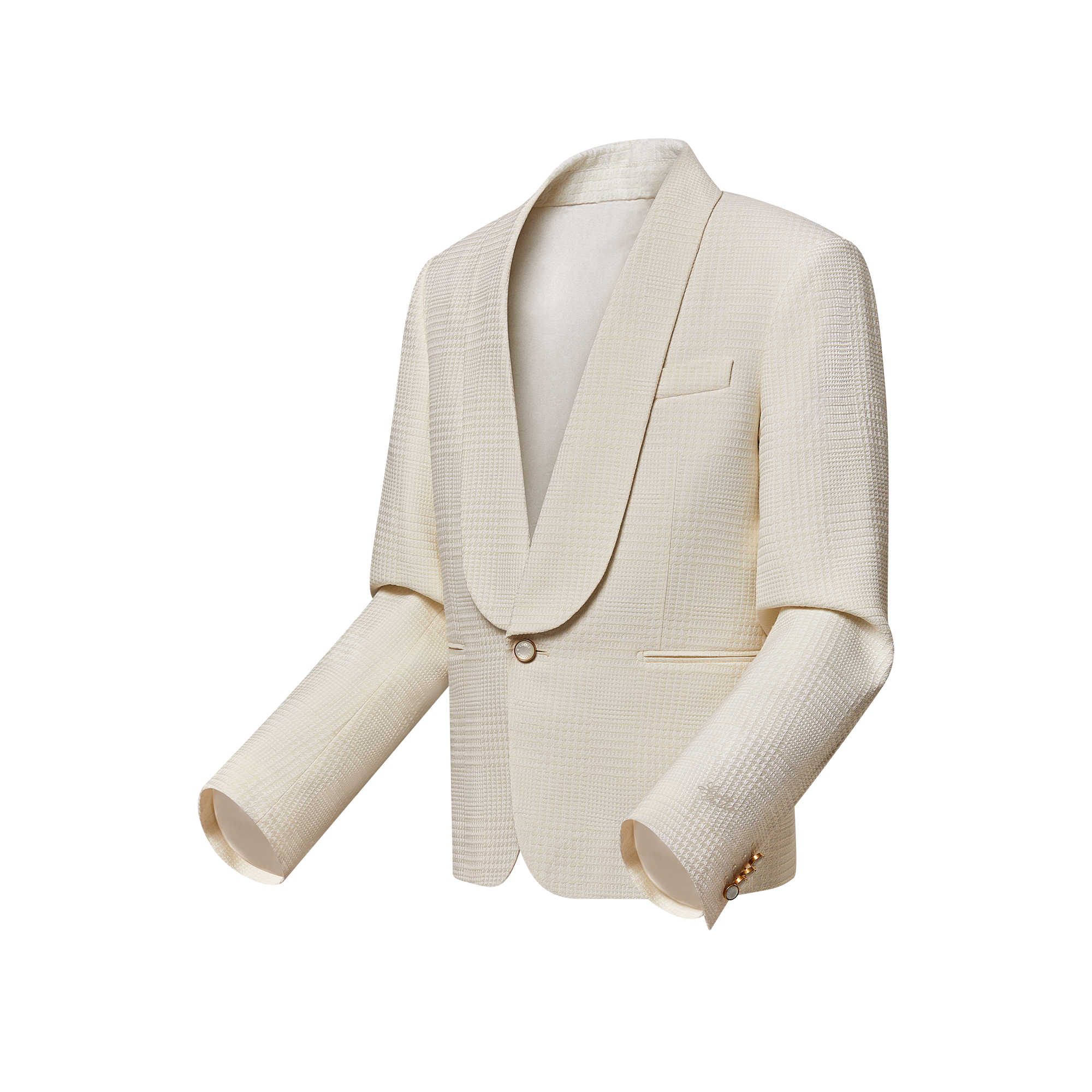 Chaqueta de noche de botonadura sencilla en lana y seda  Hombre Prêt-à-Porter Americanas y chaquetas | LOUIS VUITTON (Zoom de producto)