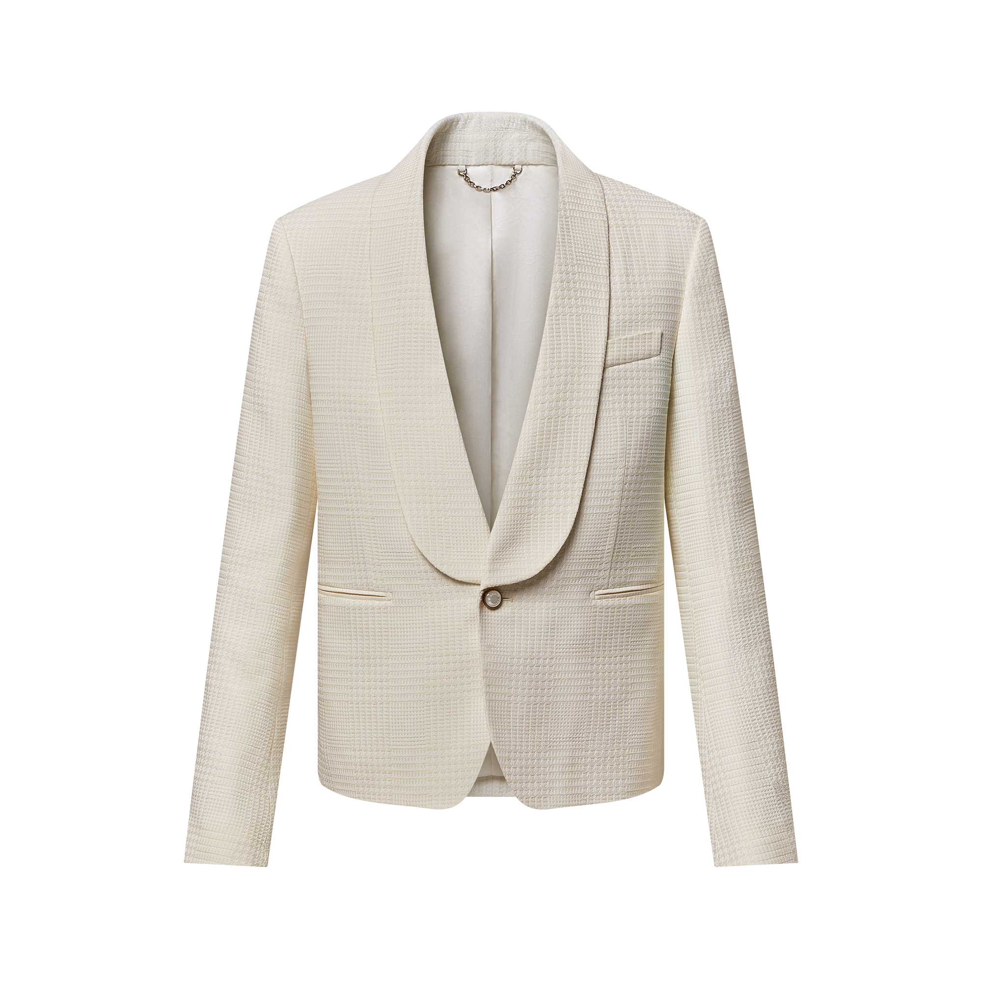 Chaqueta de noche de botonadura sencilla en lana y seda  Hombre Prêt-à-Porter Americanas y chaquetas | LOUIS VUITTON (Zoom de producto)