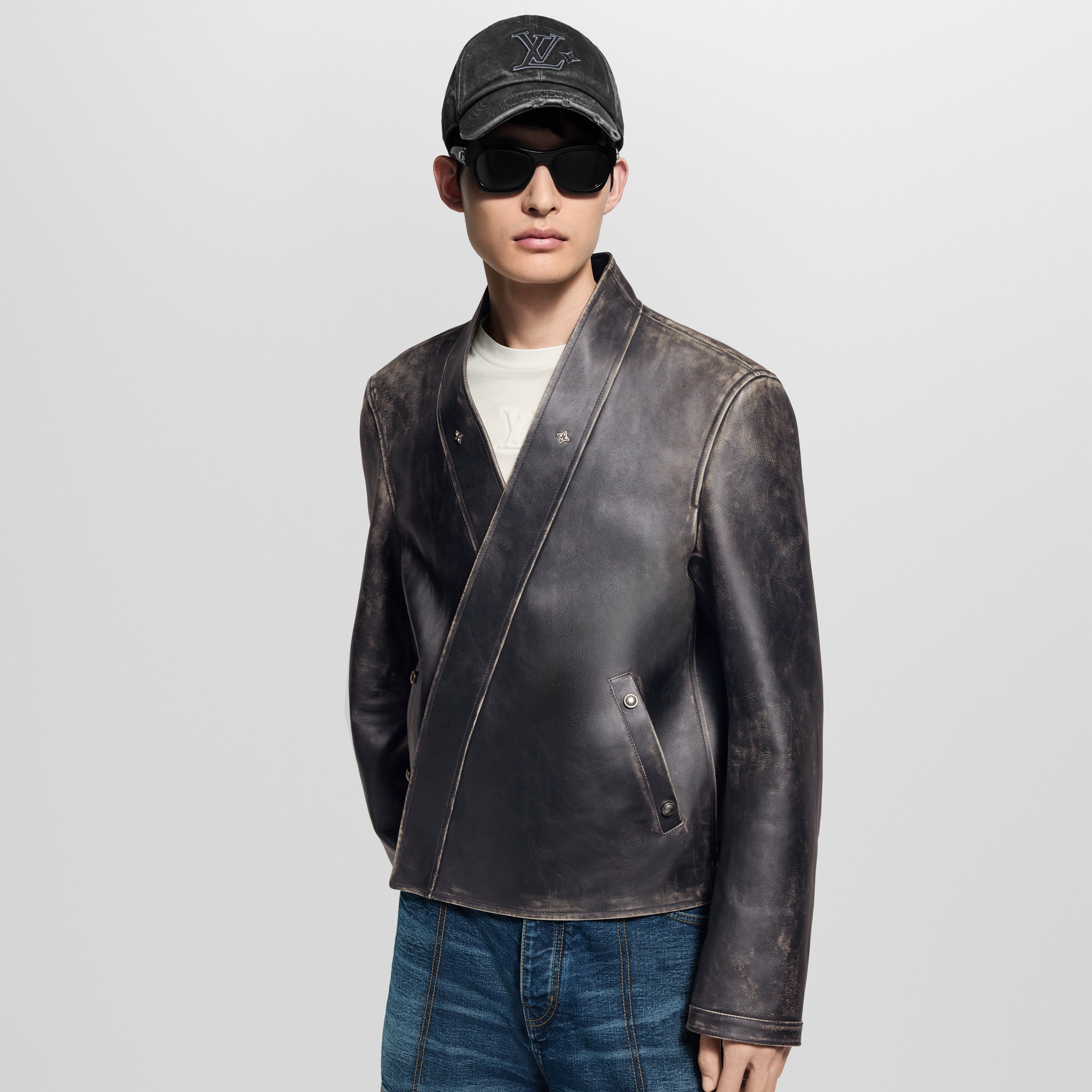 Chaqueta de piel de estilo kárate  Hombre Prêt-à-Porter Cazadoras y abrigos | LOUIS VUITTON (Zoom de producto)