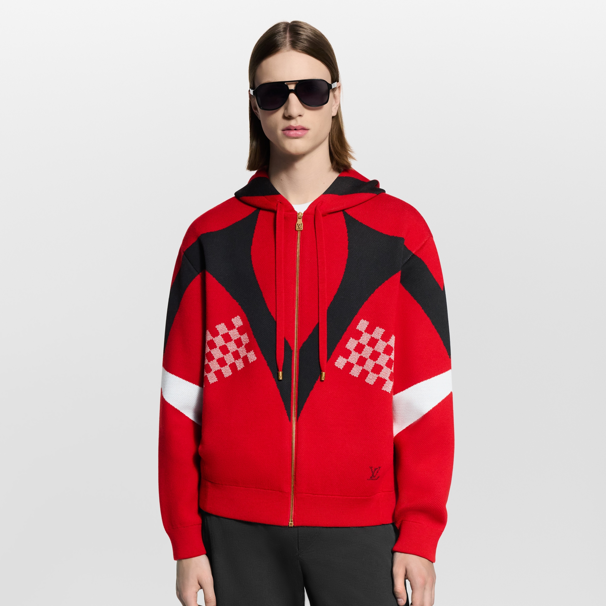 Chaqueta de punto con capucha  Novedades Para hombre LV Ski | LOUIS VUITTON (Zoom de producto)