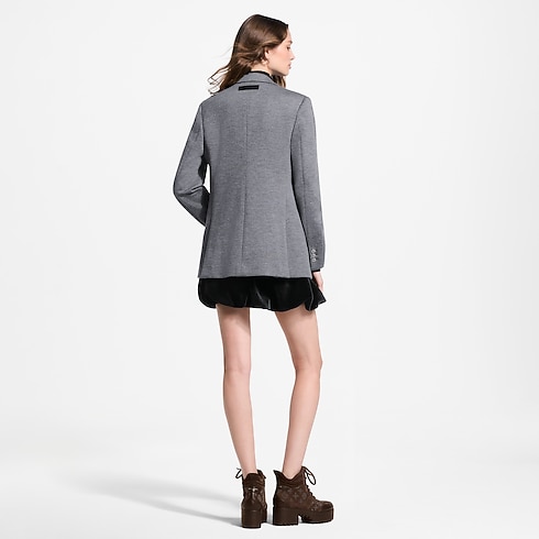 Chaqueta de traje en franela Mujer Prêt-à-Porter Abrigos y chaquetas | LOUIS VUITTON (Zoom de producto)