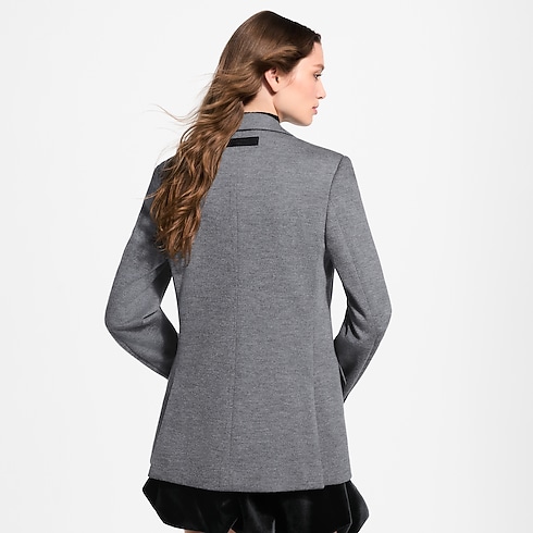 Chaqueta de traje en franela Mujer Prêt-à-Porter Abrigos y chaquetas | LOUIS VUITTON (Zoom de producto)