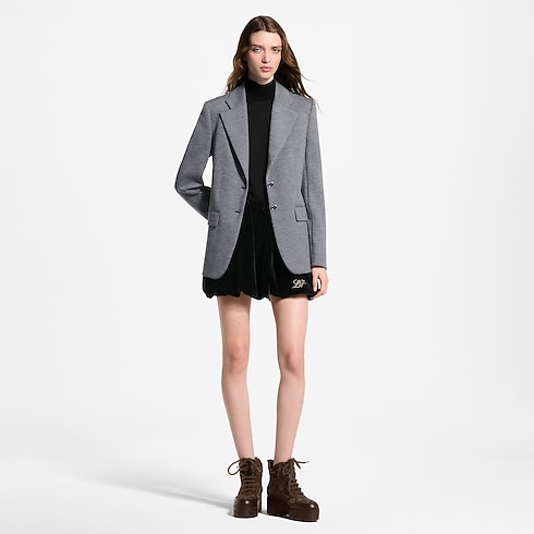 Chaqueta de traje en franela Mujer Prêt-à-Porter Abrigos y chaquetas | LOUIS VUITTON (Zoom de producto)