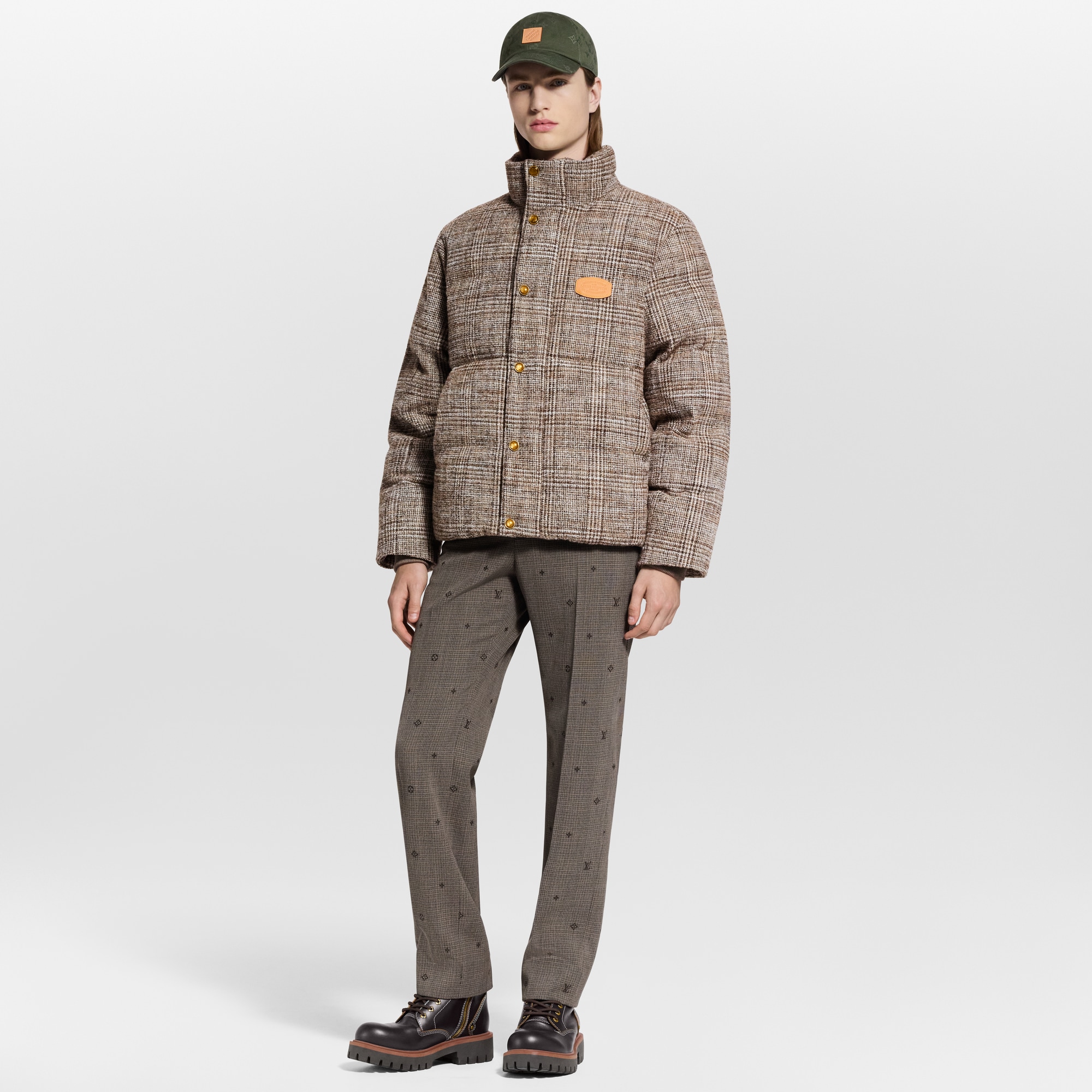 Chaqueta de tweed con relleno de plumón  Hombre Prêt-à-Porter Cazadoras y abrigos | LOUIS VUITTON (Zoom de producto)