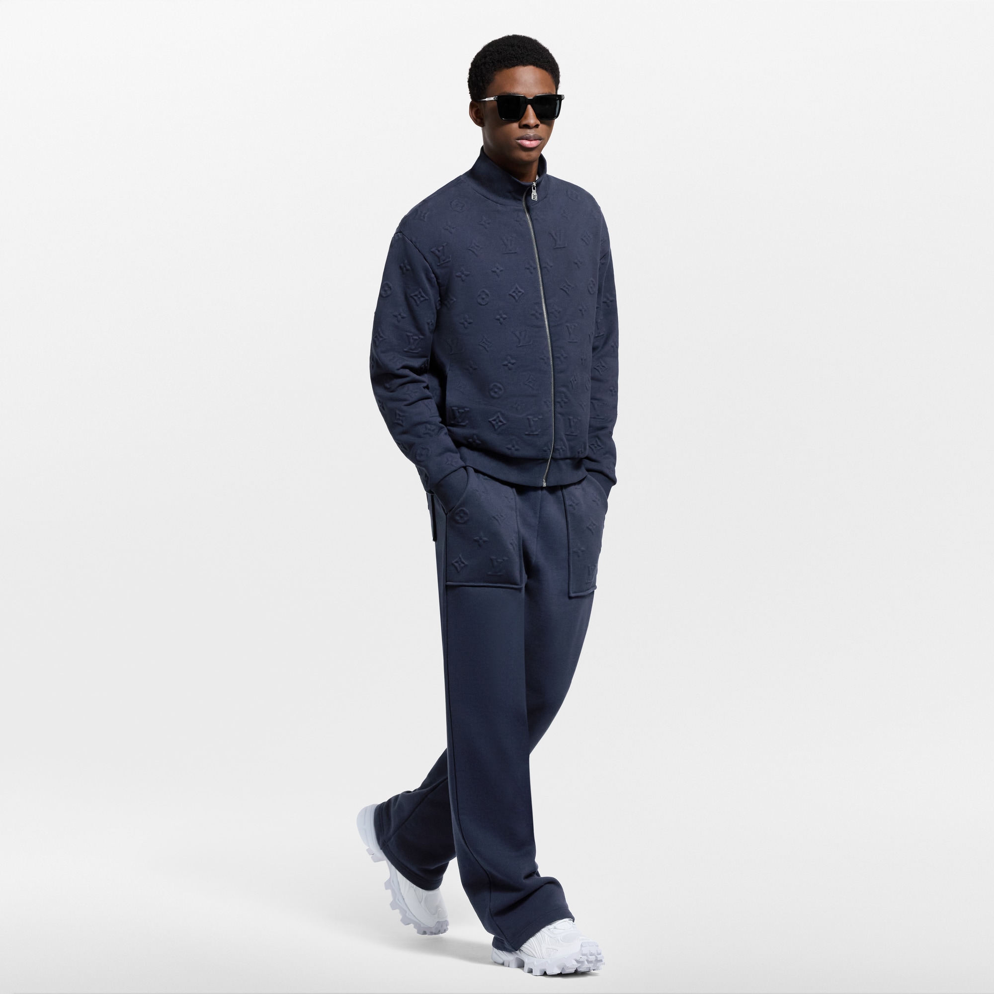 Chaqueta deportiva Monogram en relieve  Hombre Prêt-à-Porter Todo Prêt-à-Porter | LOUIS VUITTON (Zoom de producto)