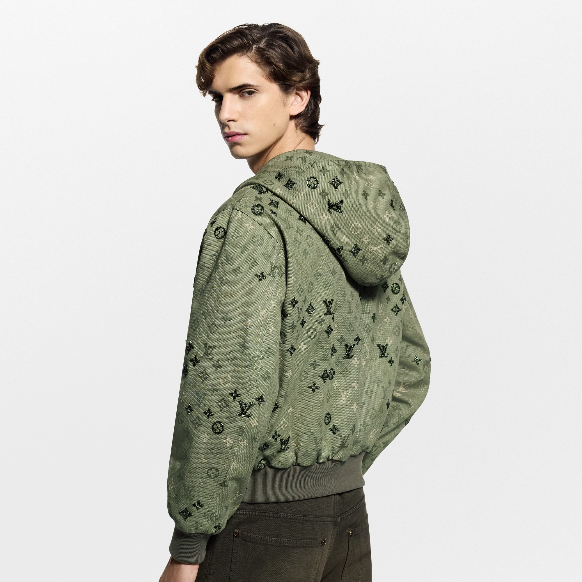 Chaqueta Monogram con capucha  Hombre Prêt-à-Porter Cazadoras y abrigos | LOUIS VUITTON (Zoom de producto)