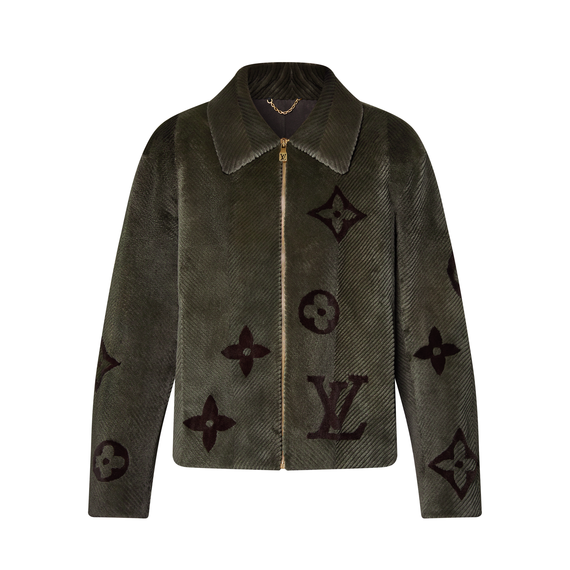 Chaqueta Monogram de visón  Hombre Prêt-à-Porter Cazadoras y abrigos | LOUIS VUITTON (Zoom de producto)