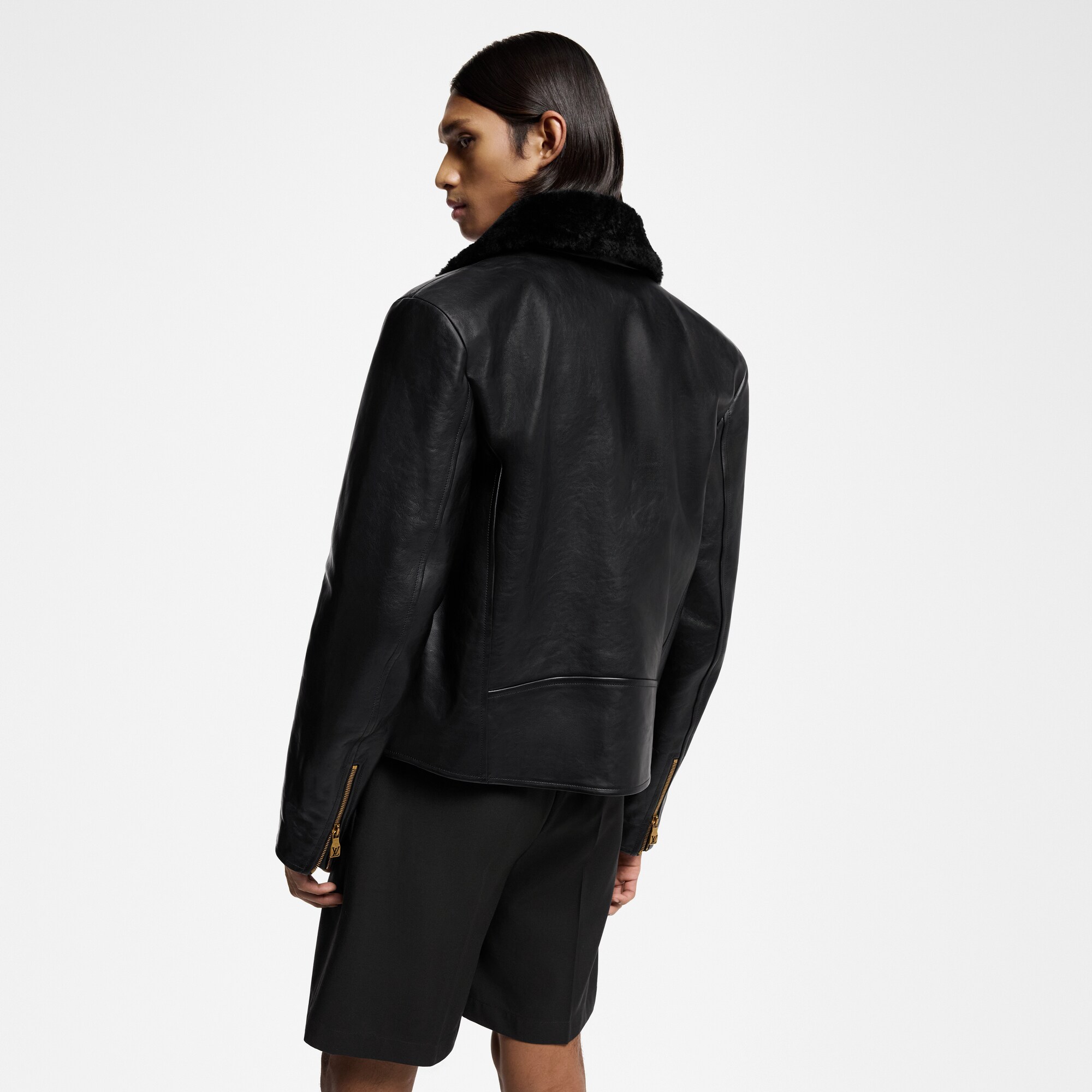 Chaqueta motera de piel  Hombre Prêt-à-Porter Cazadoras y abrigos | LOUIS VUITTON (Zoom de producto)