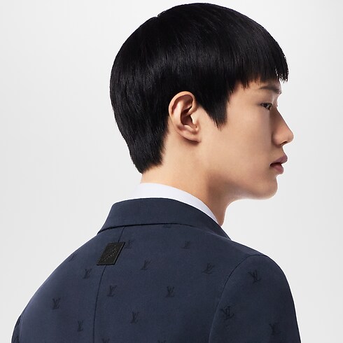 Chaqueta napolitana de algodón LV Blason Hombre Discontinued Product Obs 12 | LOUIS VUITTON (Zoom de producto)