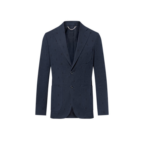 Chaqueta napolitana de algodón LV Blason Hombre Discontinued Product Obs 12 | LOUIS VUITTON (Zoom de producto)