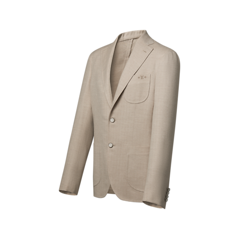 Chaqueta Napolitana en Jacquard Hombre Prêt-à-Porter Americanas y chaquetas | LOUIS VUITTON (Zoom de producto)
