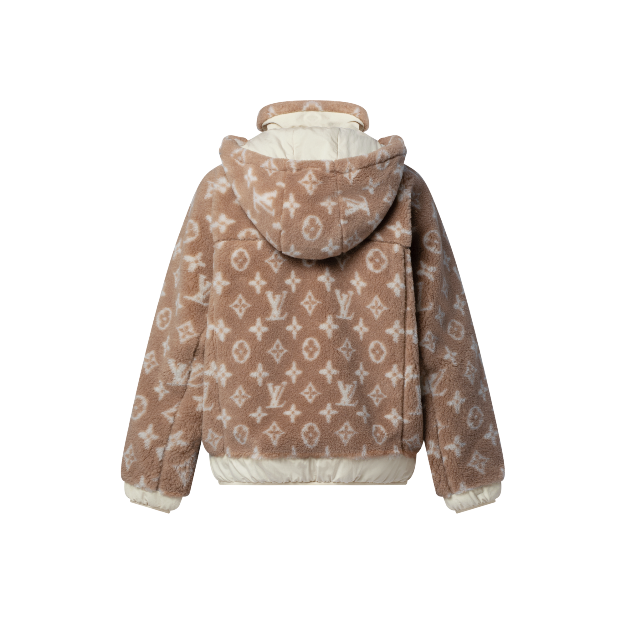 Chaqueta polar Monogram con capucha  Mujer Prêt-à-Porter Abrigos y chaquetas | LOUIS VUITTON (Zoom de producto)