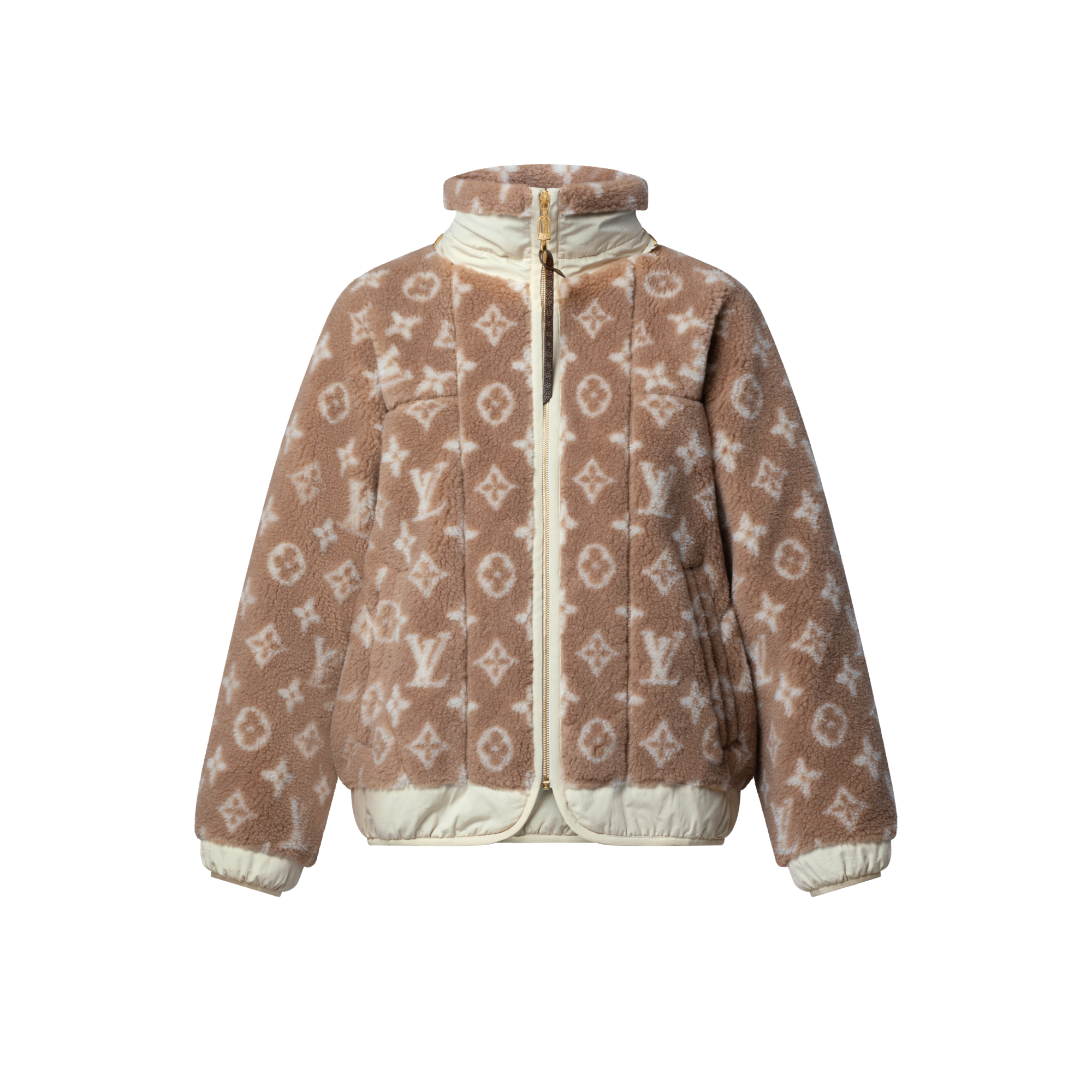 Chaqueta polar Monogram con capucha  Mujer Prêt-à-Porter Abrigos y chaquetas | LOUIS VUITTON (Zoom de producto)