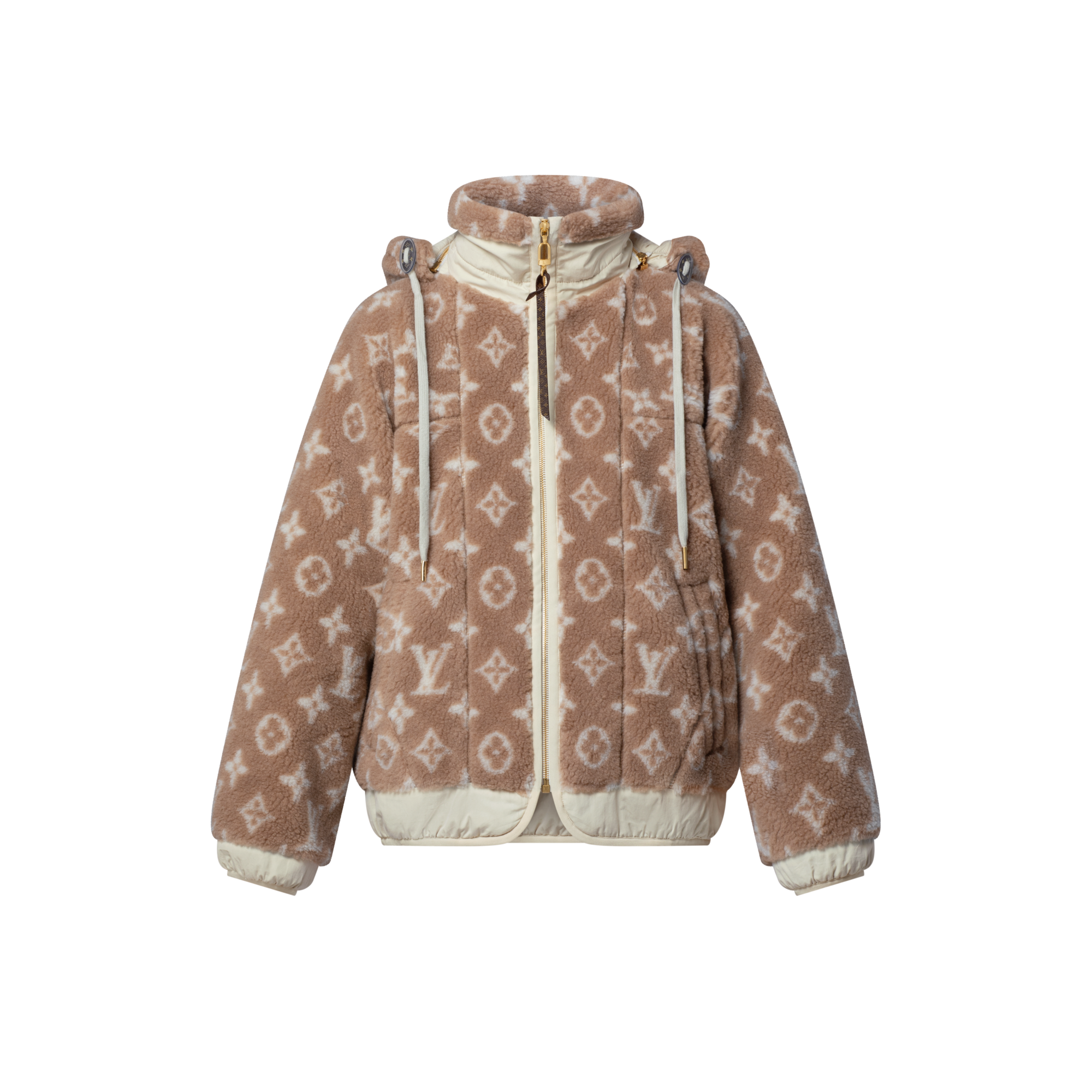 Chaqueta polar Monogram con capucha  Mujer Prêt-à-Porter Abrigos y chaquetas | LOUIS VUITTON (Zoom de producto)
