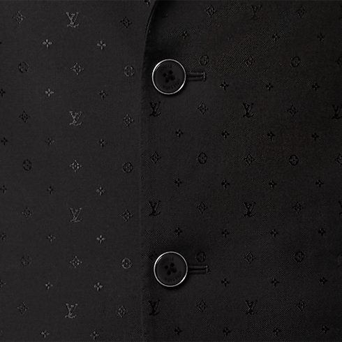 Chaqueta Pont Neuf de satén con botonadura sencilla Hombre Prêt-à-Porter Todo Prêt-à-Porter | LOUIS VUITTON (Zoom de producto)