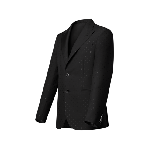 Chaqueta Pont Neuf de satén con botonadura sencilla Hombre Prêt-à-Porter Todo Prêt-à-Porter | LOUIS VUITTON (Zoom de producto)