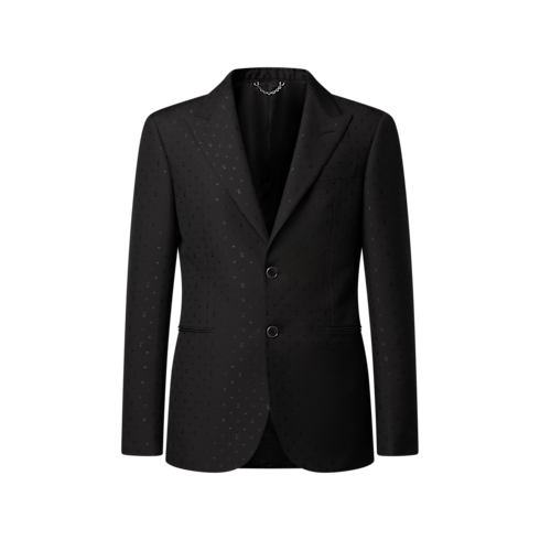 Chaqueta Pont Neuf de satén con botonadura sencilla Hombre Prêt-à-Porter Todo Prêt-à-Porter | LOUIS VUITTON (Zoom de producto)