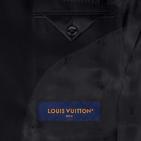 Chaqueta Pont Neuf satinada de botonadura sencilla Hombre Prêt-à-Porter Americanas y chaquetas | LOUIS VUITTON (Zoom de producto)