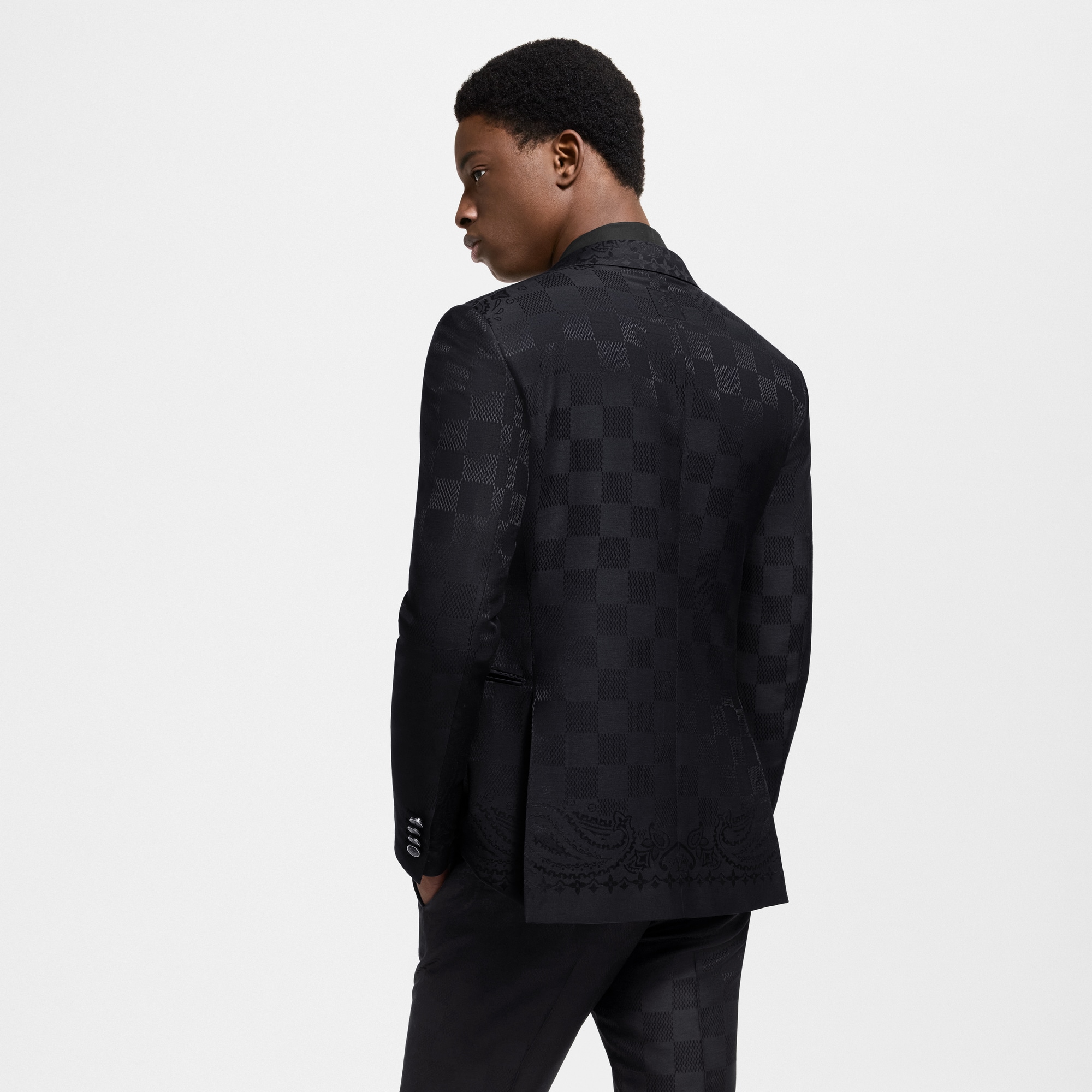 Chaqueta Pont Neuf satinada de botonadura sencilla  Hombre Prêt-à-Porter Americanas y chaquetas | LOUIS VUITTON (Zoom de producto)