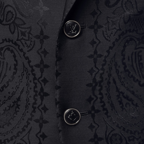 Chaqueta Pont Neuf satinada de botonadura sencilla Hombre Prêt-à-Porter Americanas y chaquetas | LOUIS VUITTON (Zoom de producto)