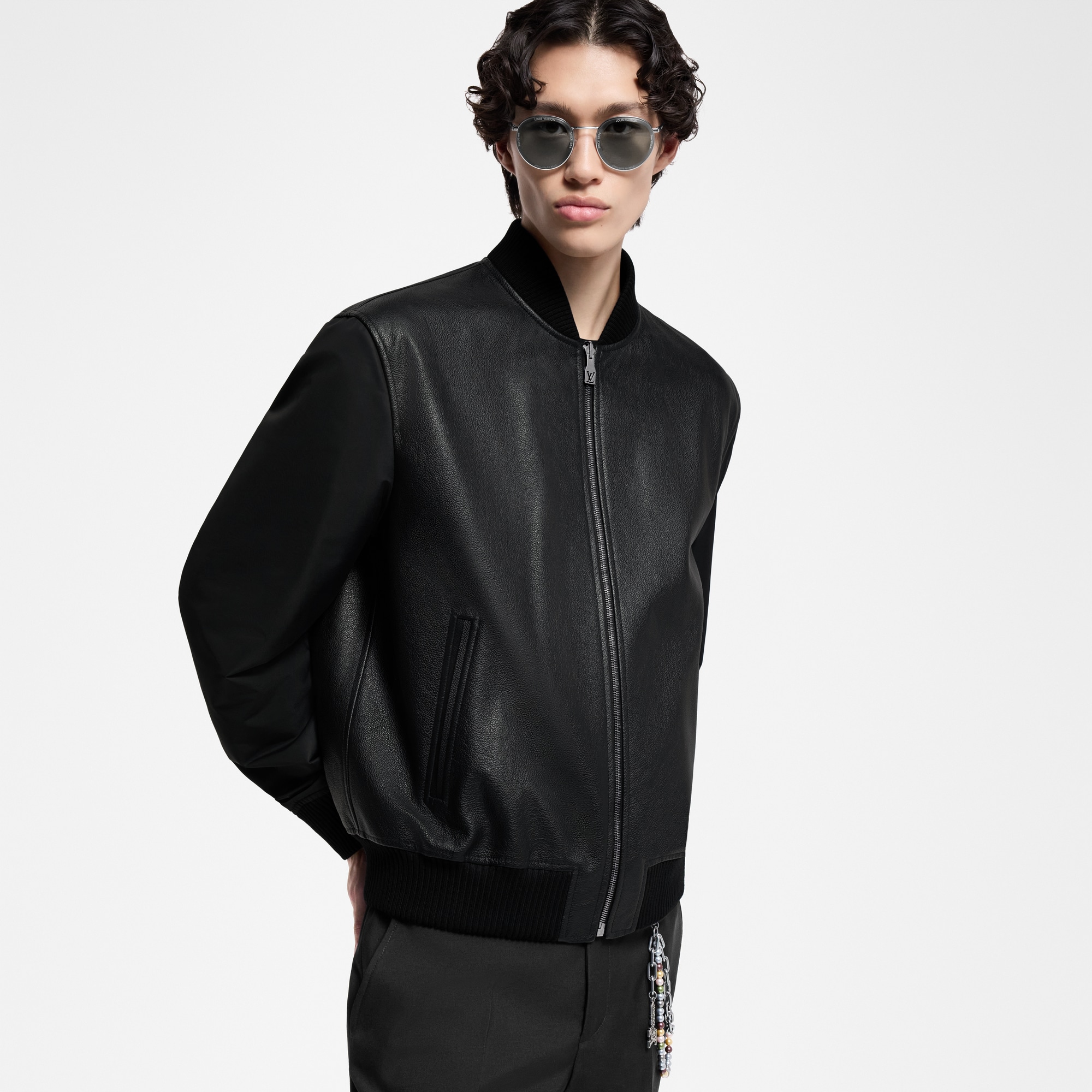 Chaqueta reversible de piel y nailon  Hombre Prêt-à-Porter Cazadoras y abrigos | LOUIS VUITTON (Zoom de producto)