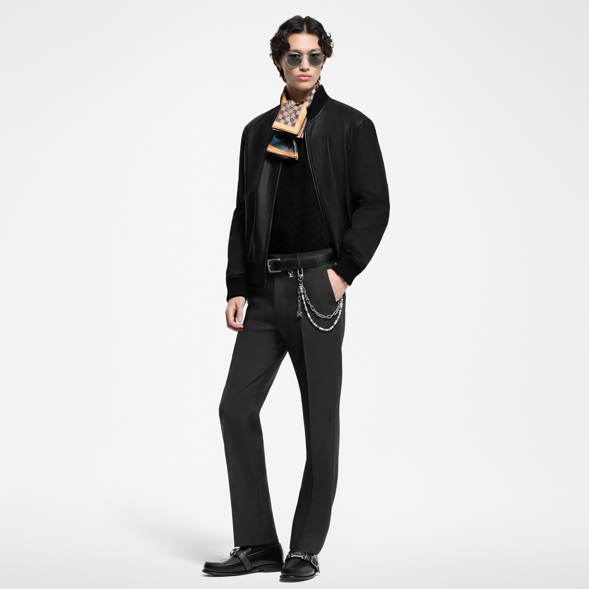 Chaqueta reversible de piel y nailon  Hombre Prêt-à-Porter Cazadoras y abrigos | LOUIS VUITTON (Zoom de producto)