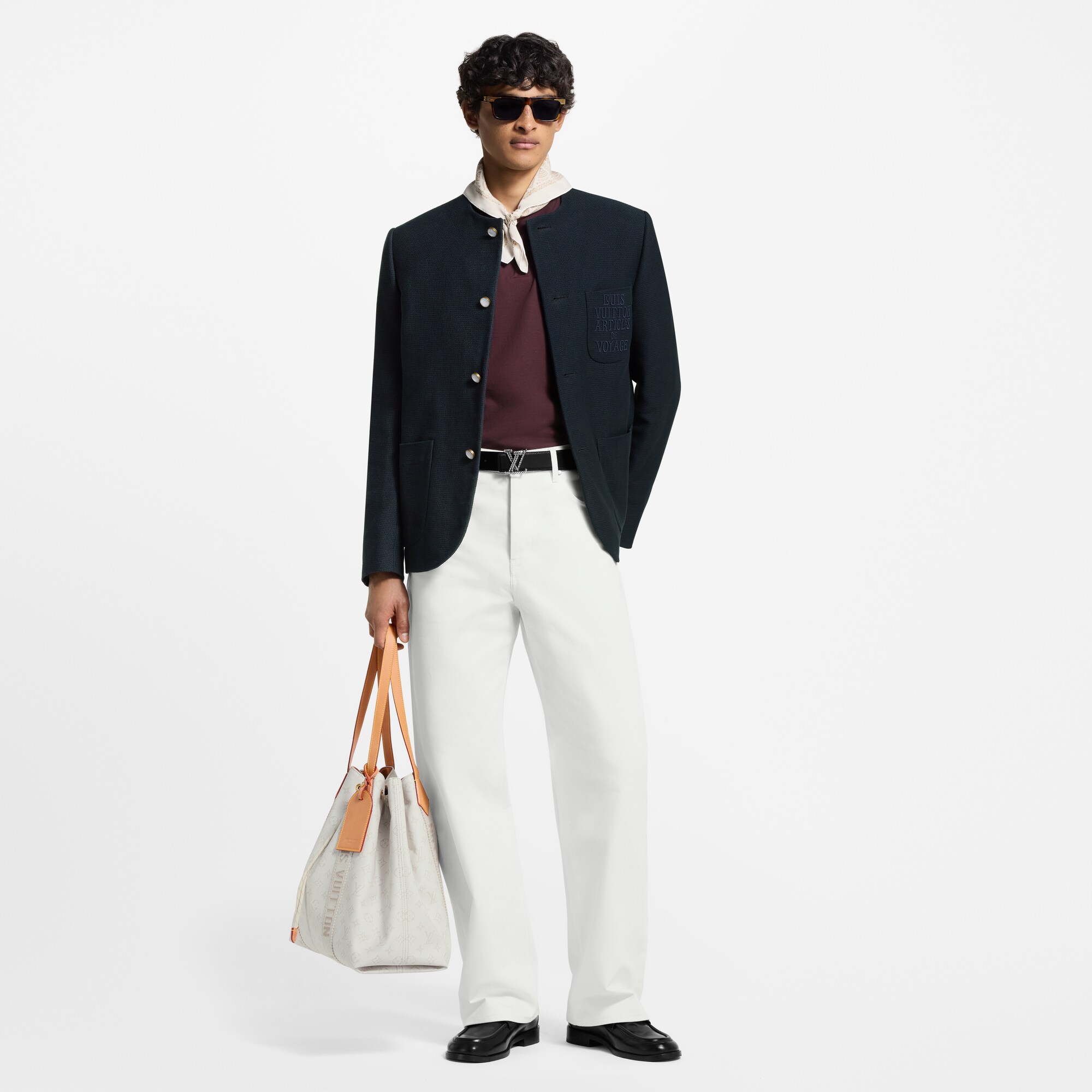 Chaqueta sin cuello  Hombre Prêt-à-Porter Americanas y chaquetas | LOUIS VUITTON (Zoom de producto)