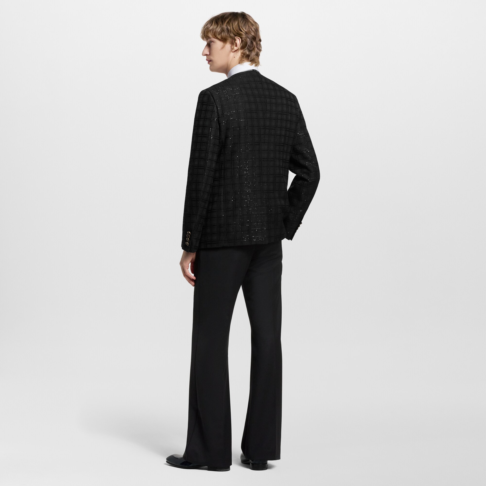 Chaqueta sin cuello con lentejuelas bordadas  Hombre Prêt-à-Porter Americanas y chaquetas | LOUIS VUITTON (Zoom de producto)