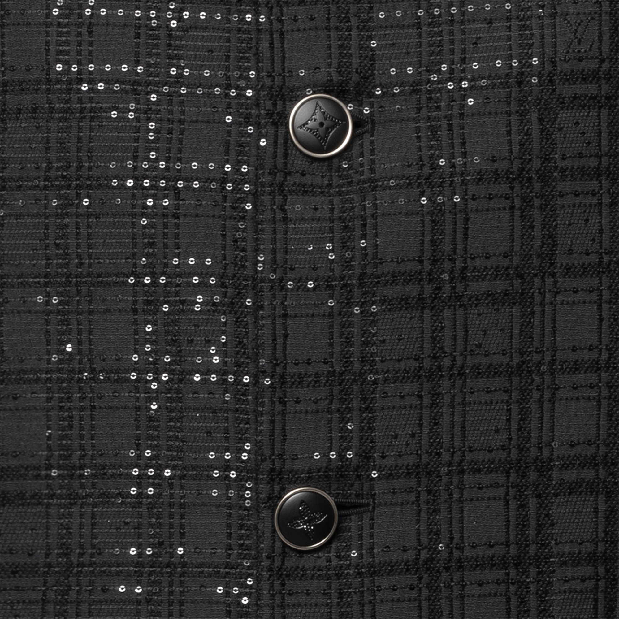 Chaqueta sin cuello con lentejuelas bordadas  Hombre Prêt-à-Porter Americanas y chaquetas | LOUIS VUITTON (Zoom de producto)