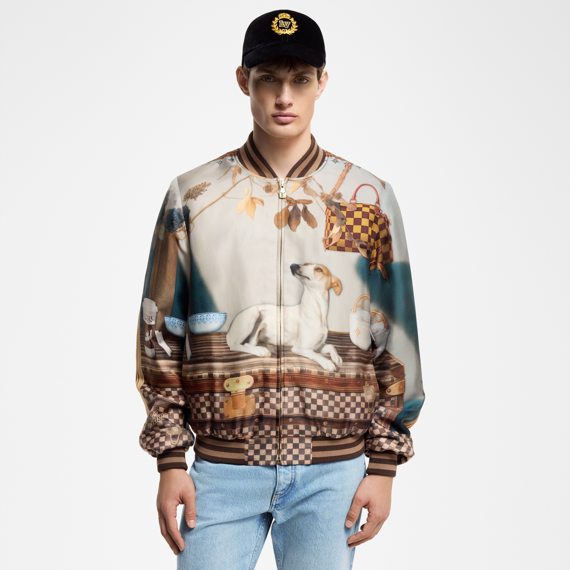 Chaqueta Souvenir de seda  Hombre Prêt-à-Porter Cazadoras y abrigos | LOUIS VUITTON (Zoom de producto)