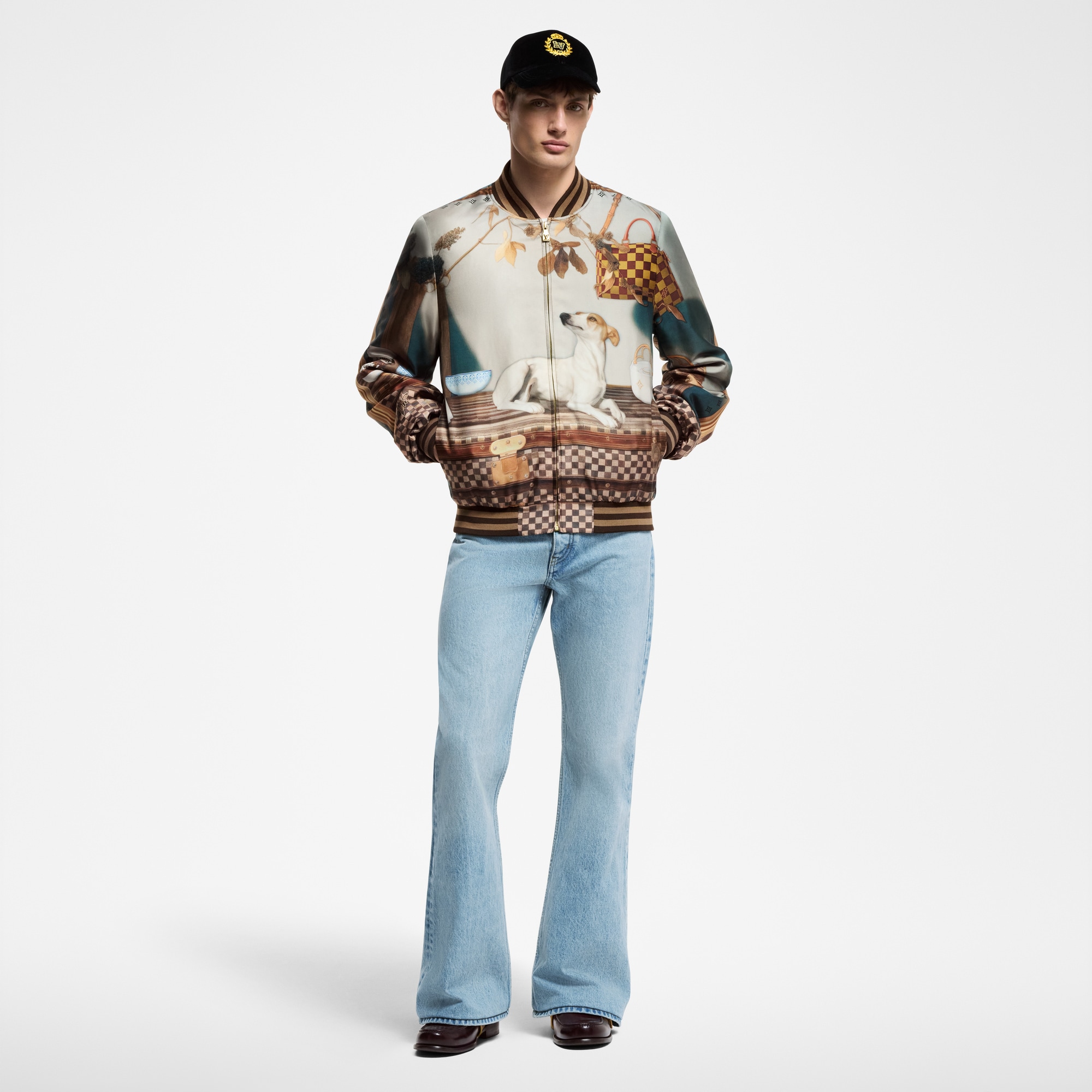 Chaqueta Souvenir de seda  Hombre Prêt-à-Porter Cazadoras y abrigos | LOUIS VUITTON (Zoom de producto)