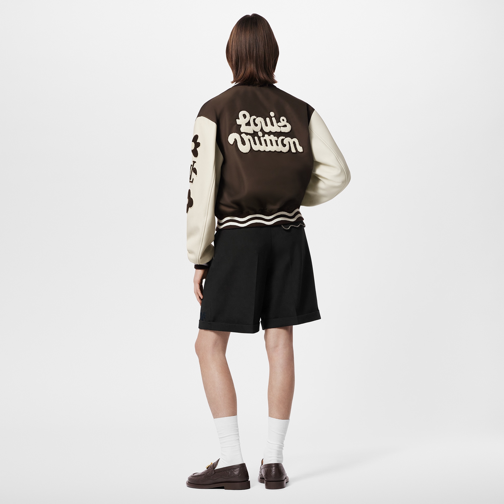 Chaqueta universitaria bordada  Hombre Prêt-à-Porter Cazadoras y abrigos | LOUIS VUITTON (Zoom de producto)