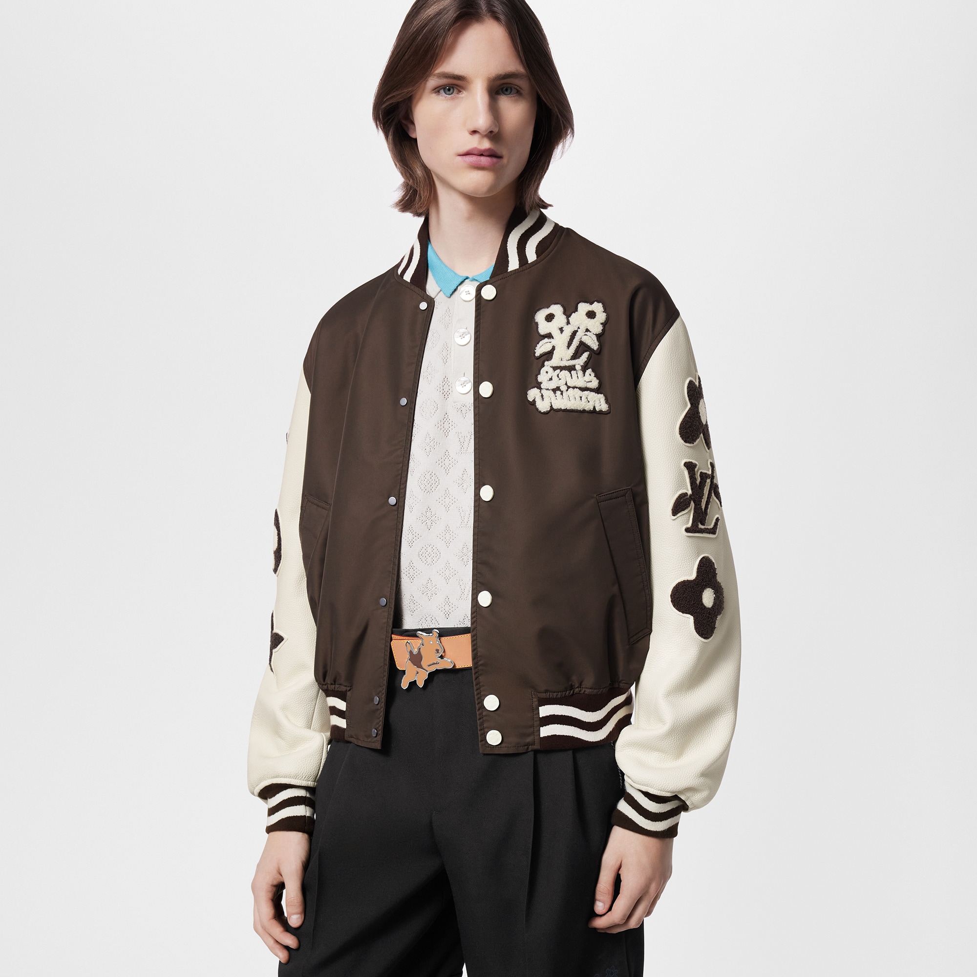 Chaqueta universitaria bordada  Hombre Prêt-à-Porter Cazadoras y abrigos | LOUIS VUITTON (Zoom de producto)
