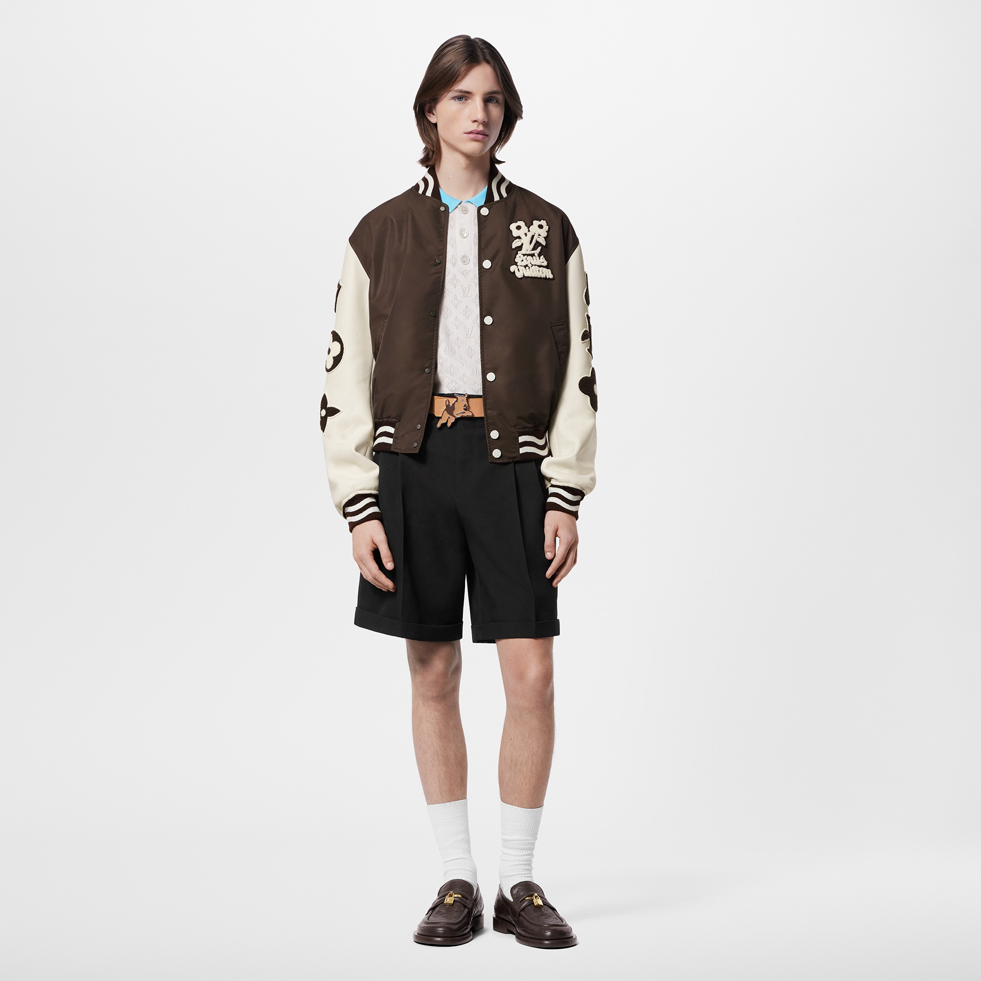 Chaqueta universitaria bordada  Hombre Prêt-à-Porter Cazadoras y abrigos | LOUIS VUITTON (Zoom de producto)