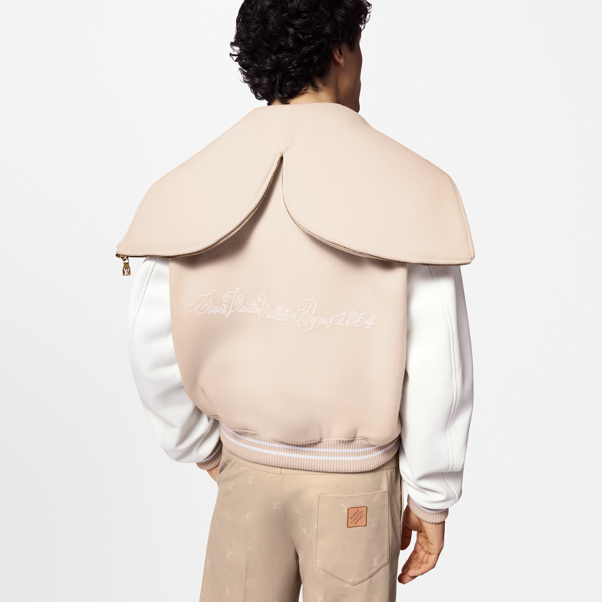 Chaqueta universitaria de piel de becerro  Hombre Prêt-à-Porter Cazadoras y abrigos | LOUIS VUITTON (Zoom de producto)