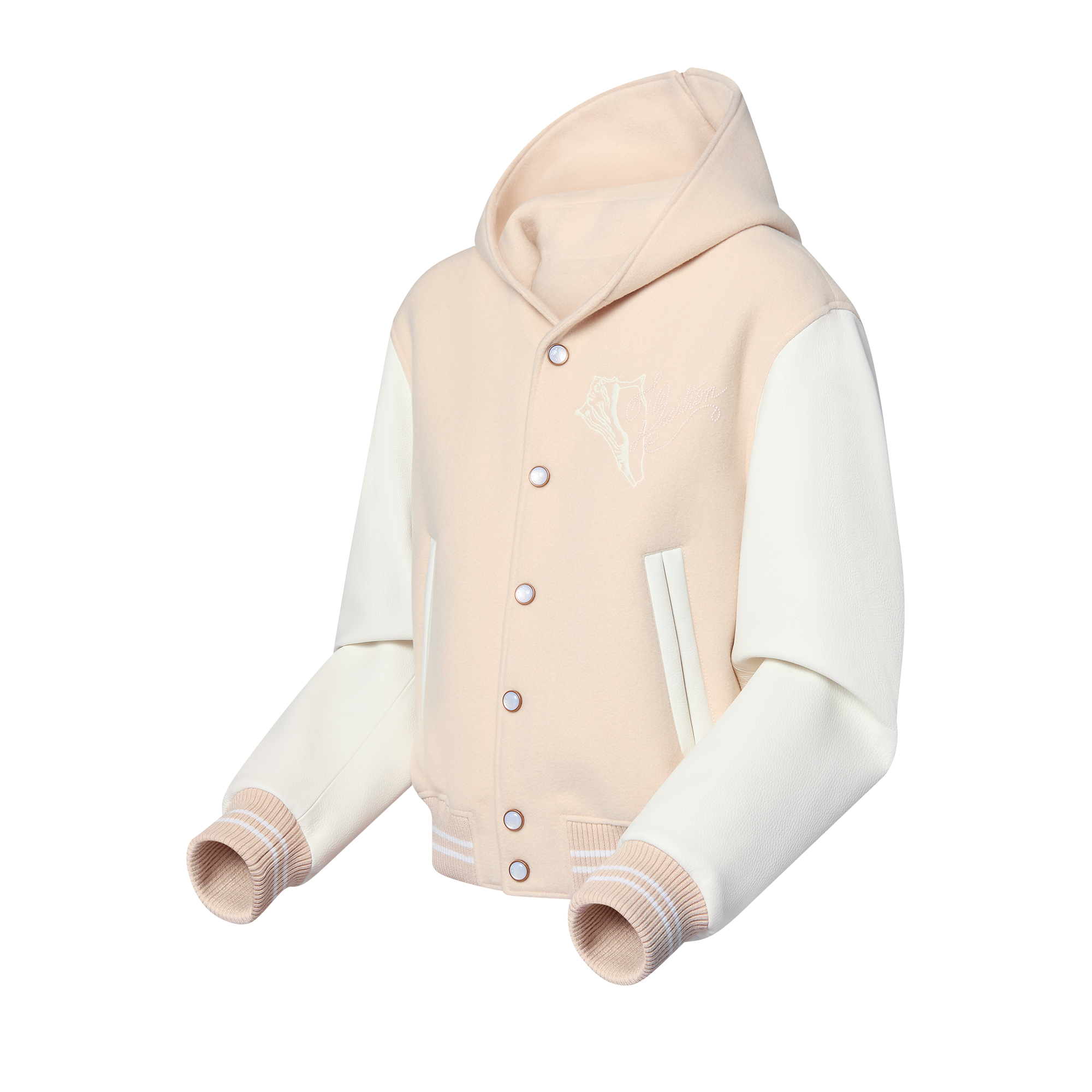 Chaqueta universitaria de piel de becerro  Hombre Prêt-à-Porter Cazadoras y abrigos | LOUIS VUITTON (Zoom de producto)