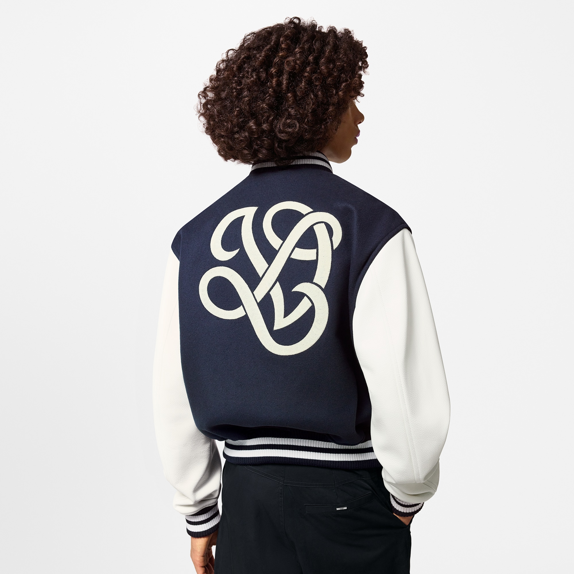 Chaqueta universitaria de piel de becerro  Hombre Prêt-à-Porter Cazadoras y abrigos | LOUIS VUITTON (Zoom de producto)