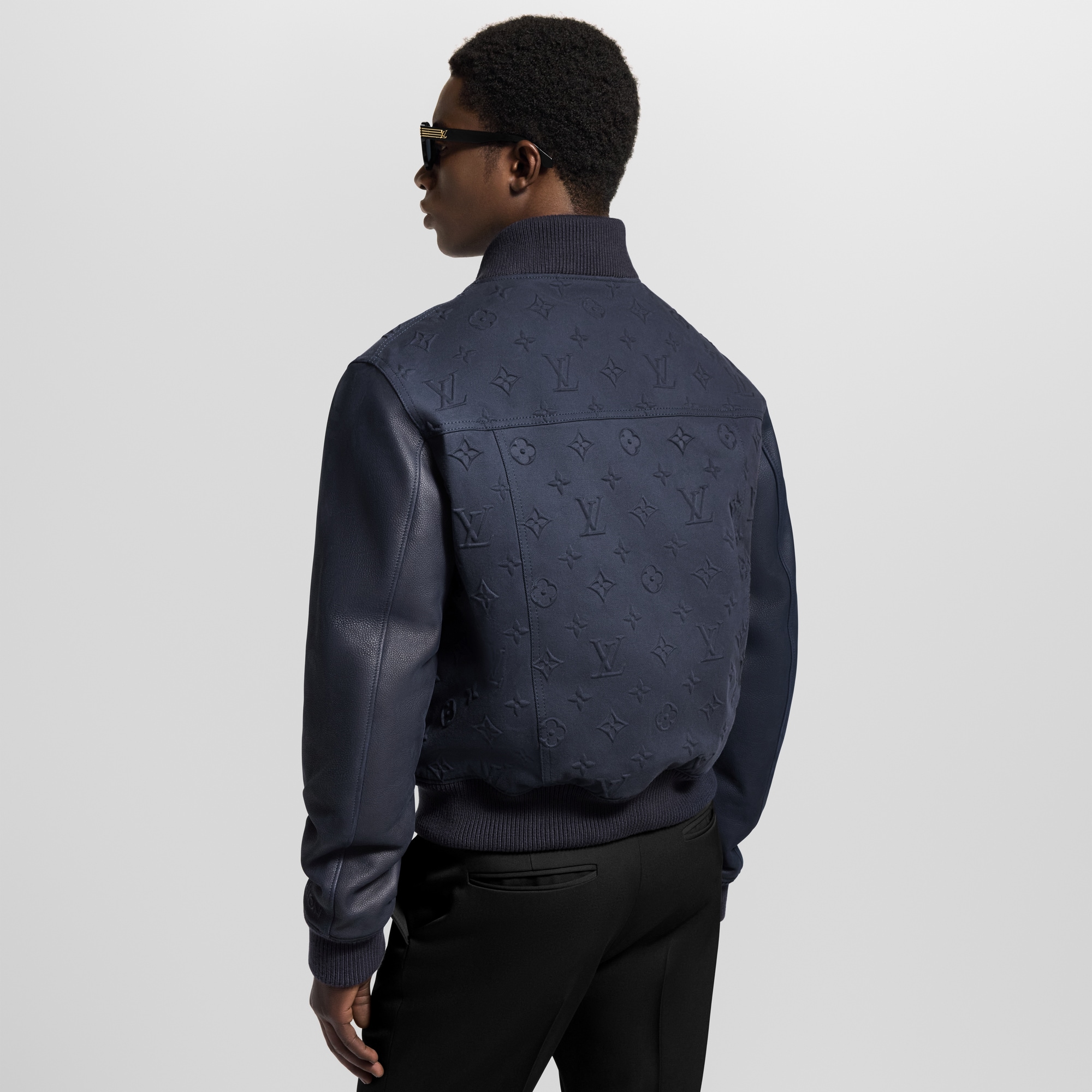 Chaqueta universitaria Monogram de algodón  Hombre Prêt-à-Porter Cazadoras y abrigos | LOUIS VUITTON (Zoom de producto)