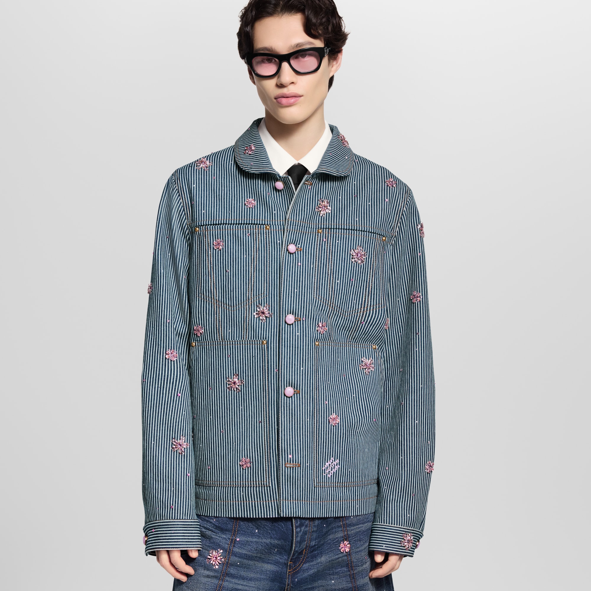 Chaqueta utilitaria con adornos  Hombre Prêt-à-Porter Cazadoras y abrigos | LOUIS VUITTON (Zoom de producto)