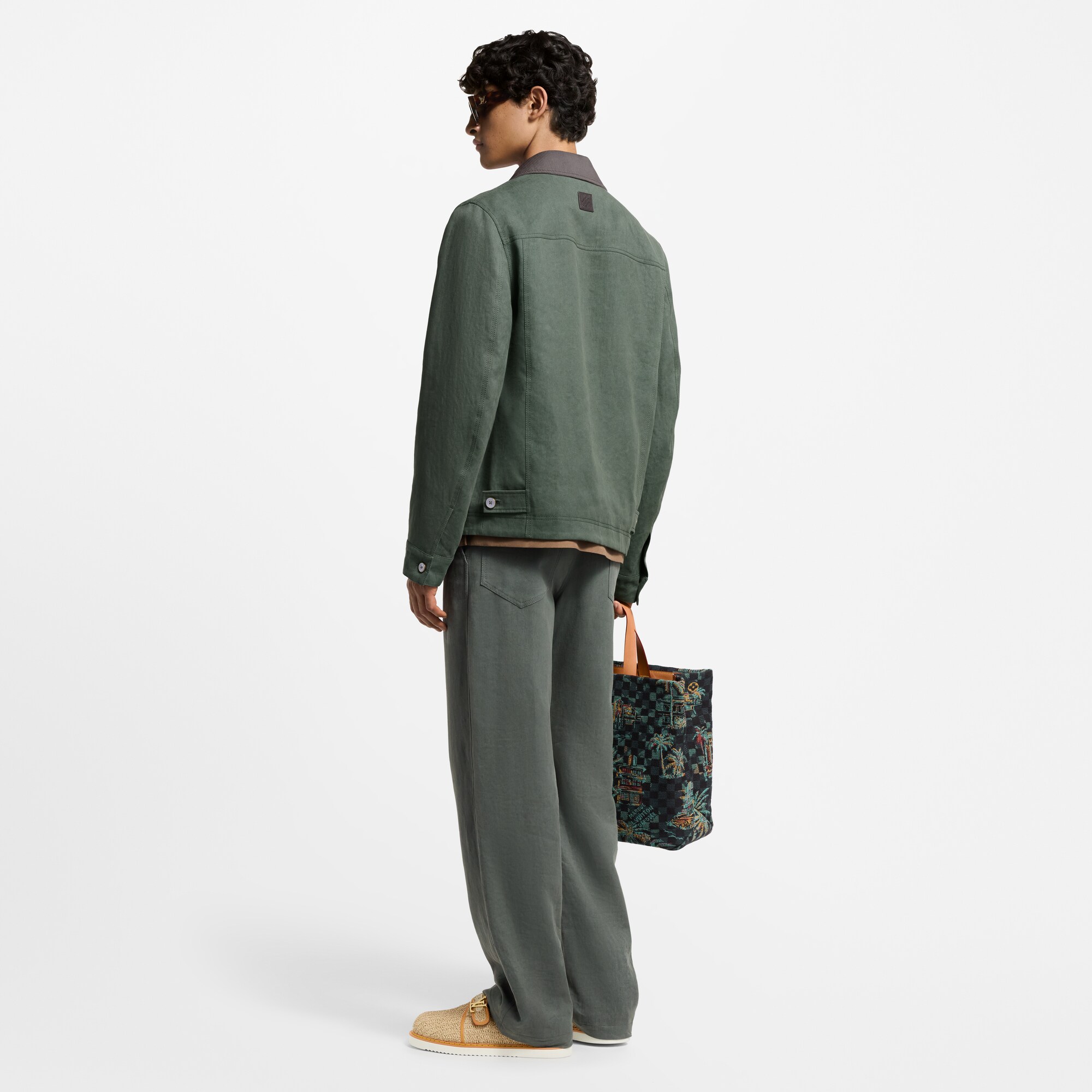 Chaqueta utilitaria de lino ligero  Hombre Prêt-à-Porter Cazadoras y abrigos | LOUIS VUITTON (Zoom de producto)