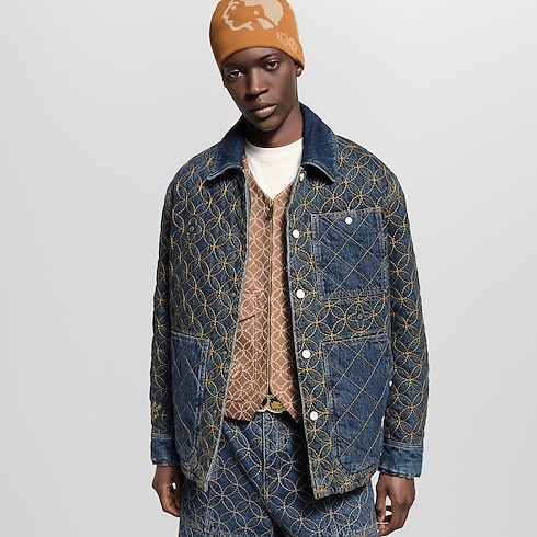 Chaqueta vaquera bordada Hombre Prêt-à-Porter Cazadoras y abrigos | LOUIS VUITTON (Zoom de producto)