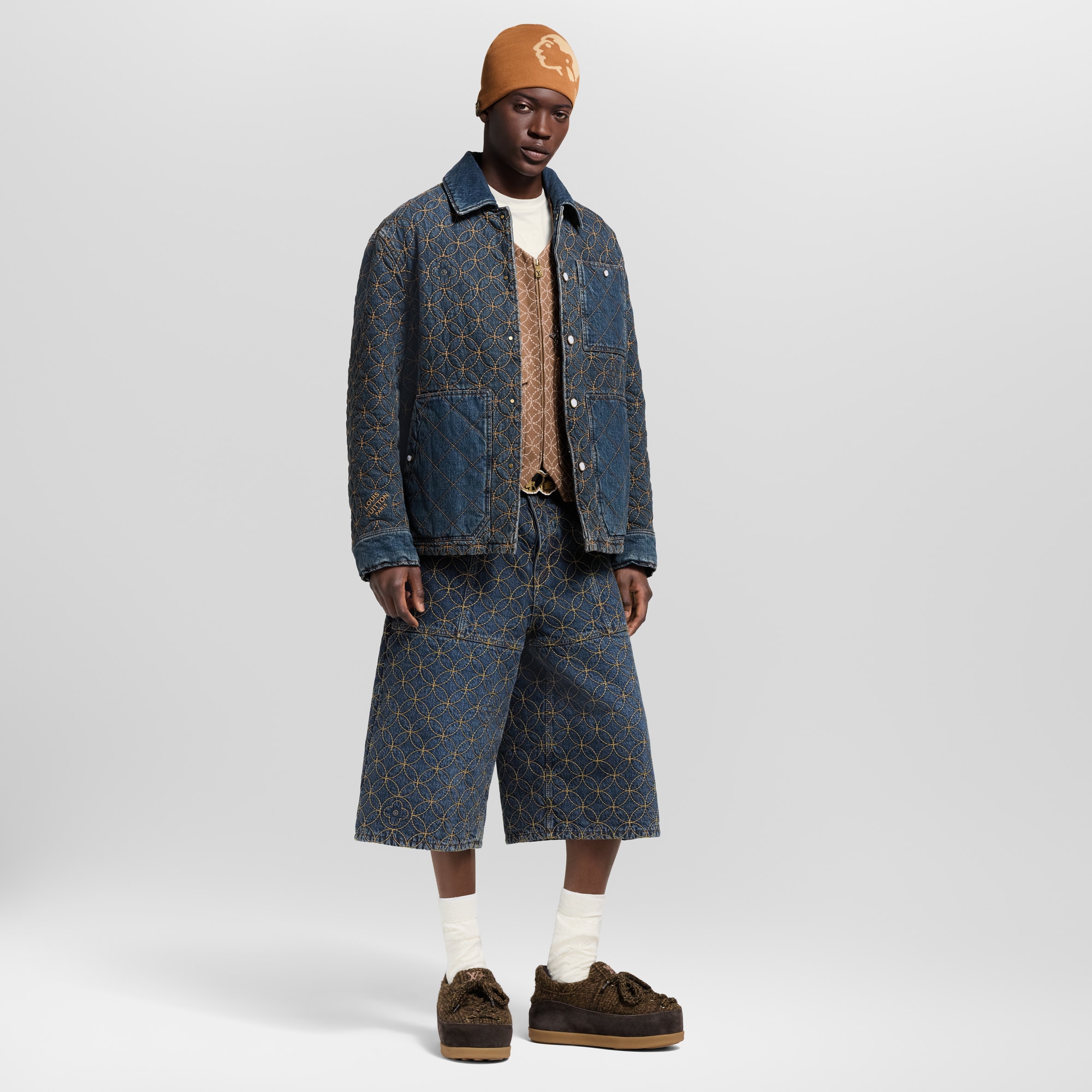 Chaqueta vaquera bordada  Hombre Prêt-à-Porter Cazadoras y abrigos | LOUIS VUITTON (Zoom de producto)