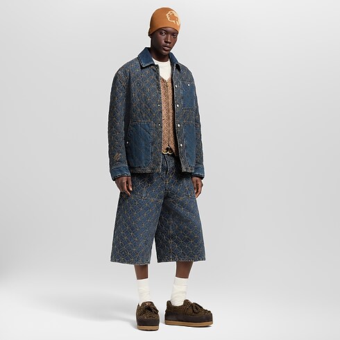 Chaqueta vaquera bordada Hombre Prêt-à-Porter Cazadoras y abrigos | LOUIS VUITTON (Zoom de producto)