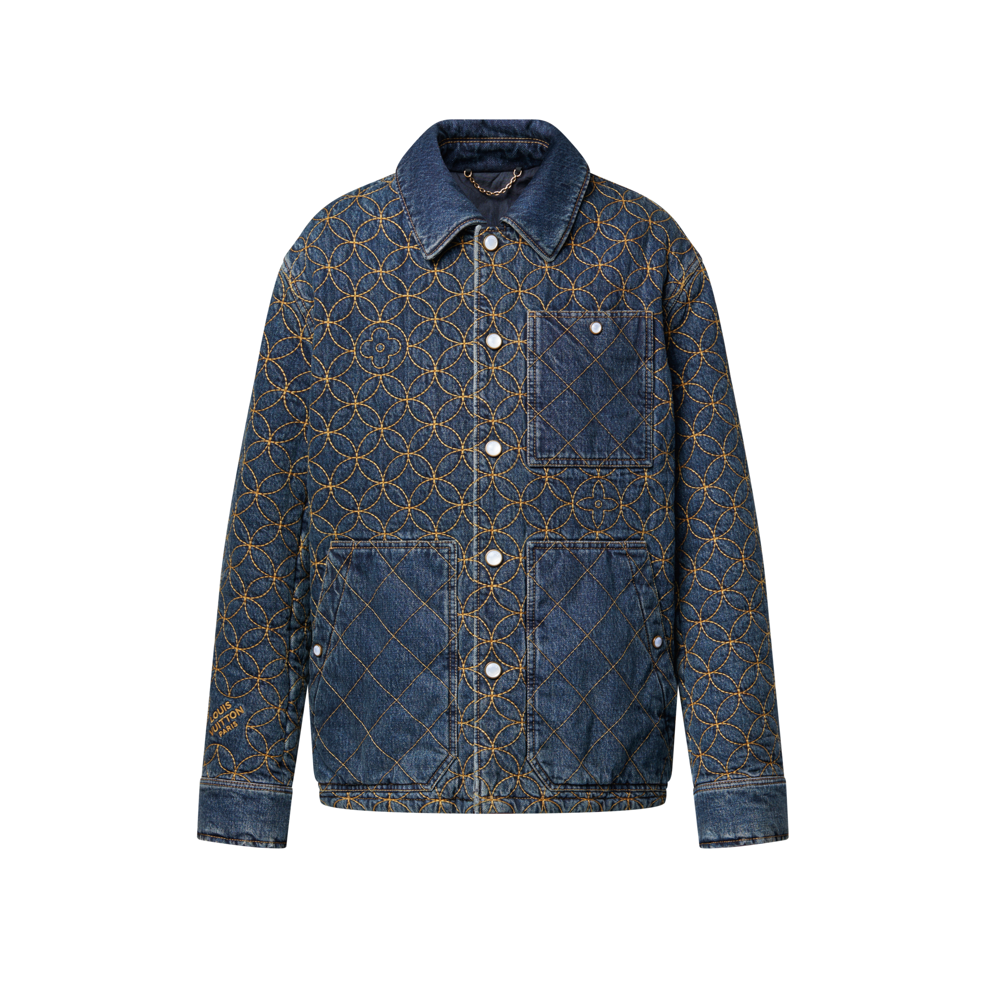 Chaqueta vaquera bordada  Hombre Prêt-à-Porter Cazadoras y abrigos | LOUIS VUITTON (Zoom de producto)