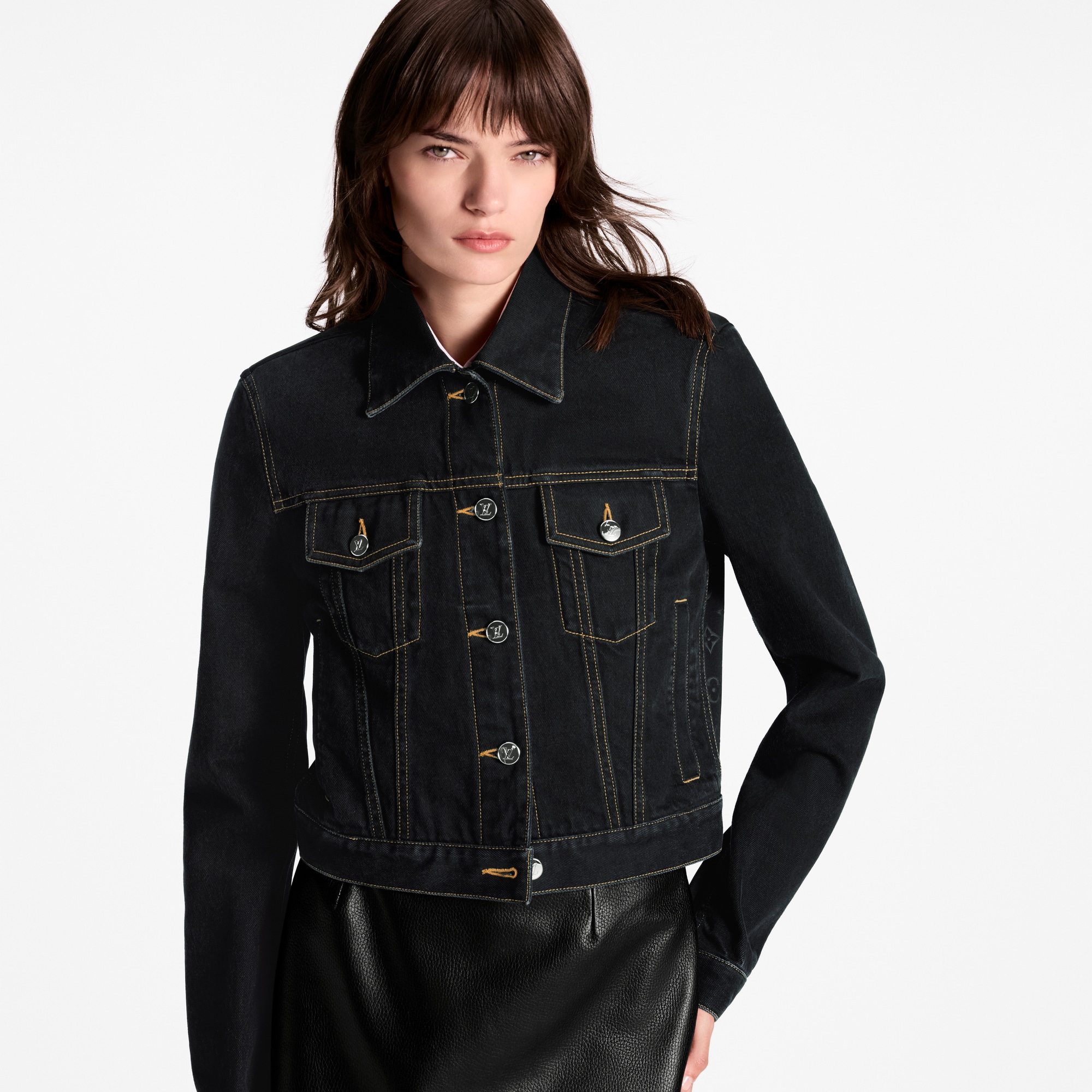 Chaqueta vaquera con inserciones técnicas  Mujer Prêt-à-Porter Abrigos y chaquetas | LOUIS VUITTON (Zoom de producto)