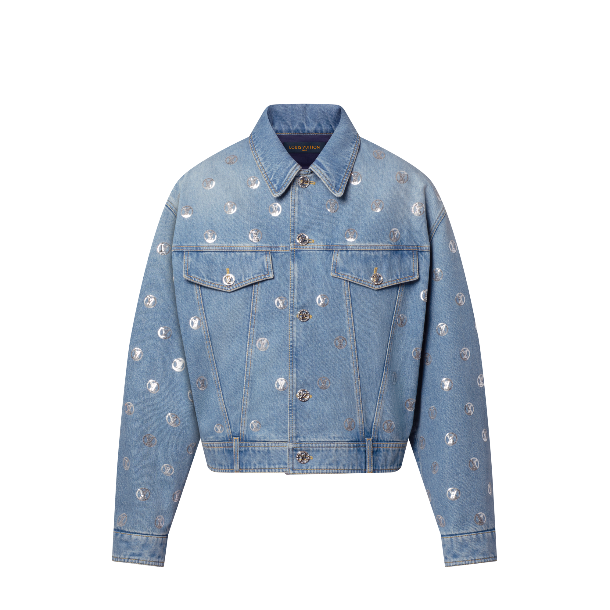Chaqueta vaquera con lentejuelas  Mujer Prêt-à-Porter Abrigos y chaquetas | LOUIS VUITTON (Zoom de producto)