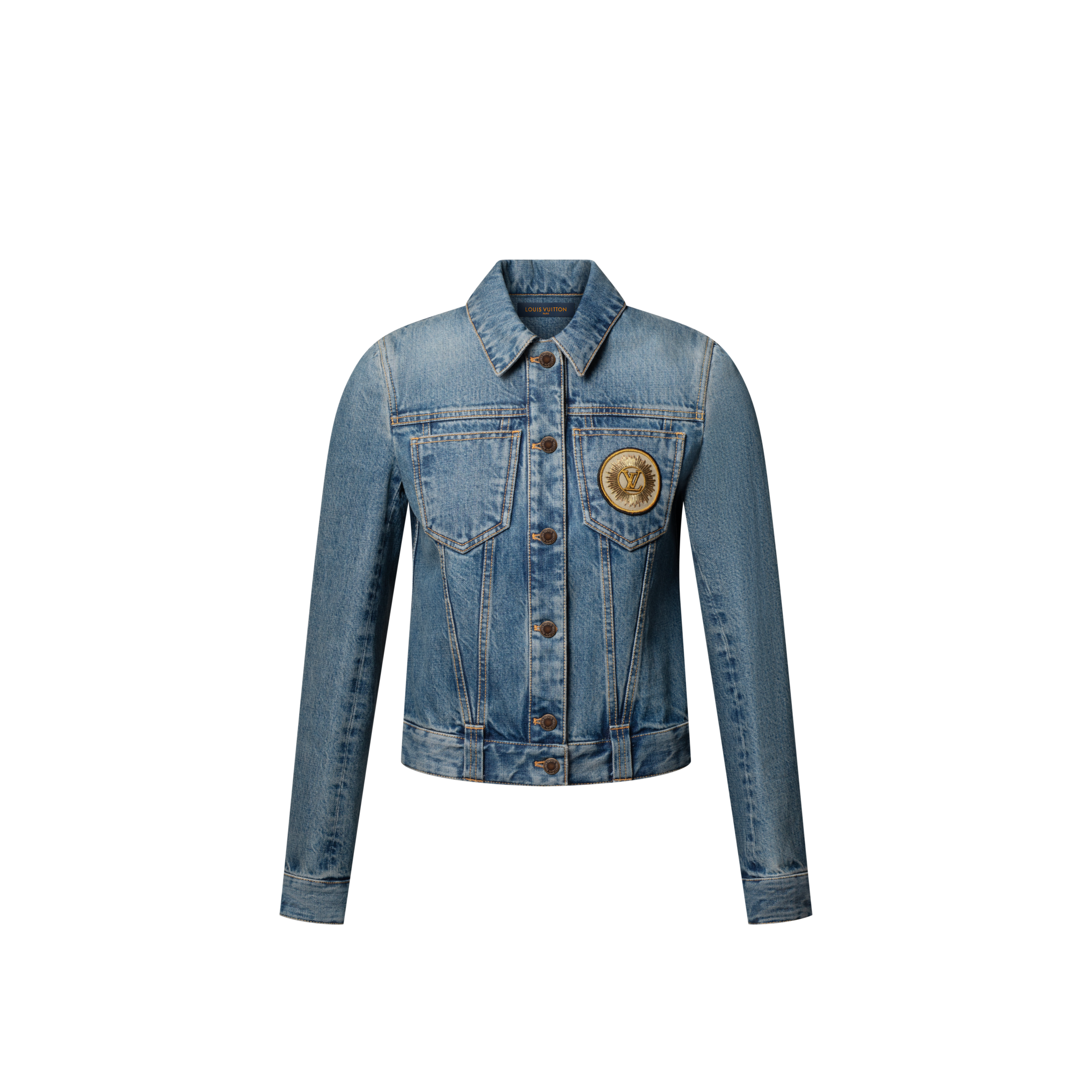 Chaqueta vaquera con parche LV  Mujer Prêt-à-Porter Abrigos y chaquetas | LOUIS VUITTON (Zoom de producto)