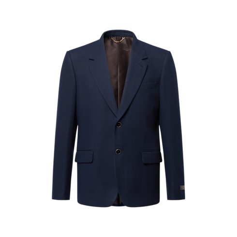 Chaqueta vaquera de botonadura sencilla con solapa de muesca Hombre Prêt-à-Porter Denim | LOUIS VUITTON (Zoom de producto)