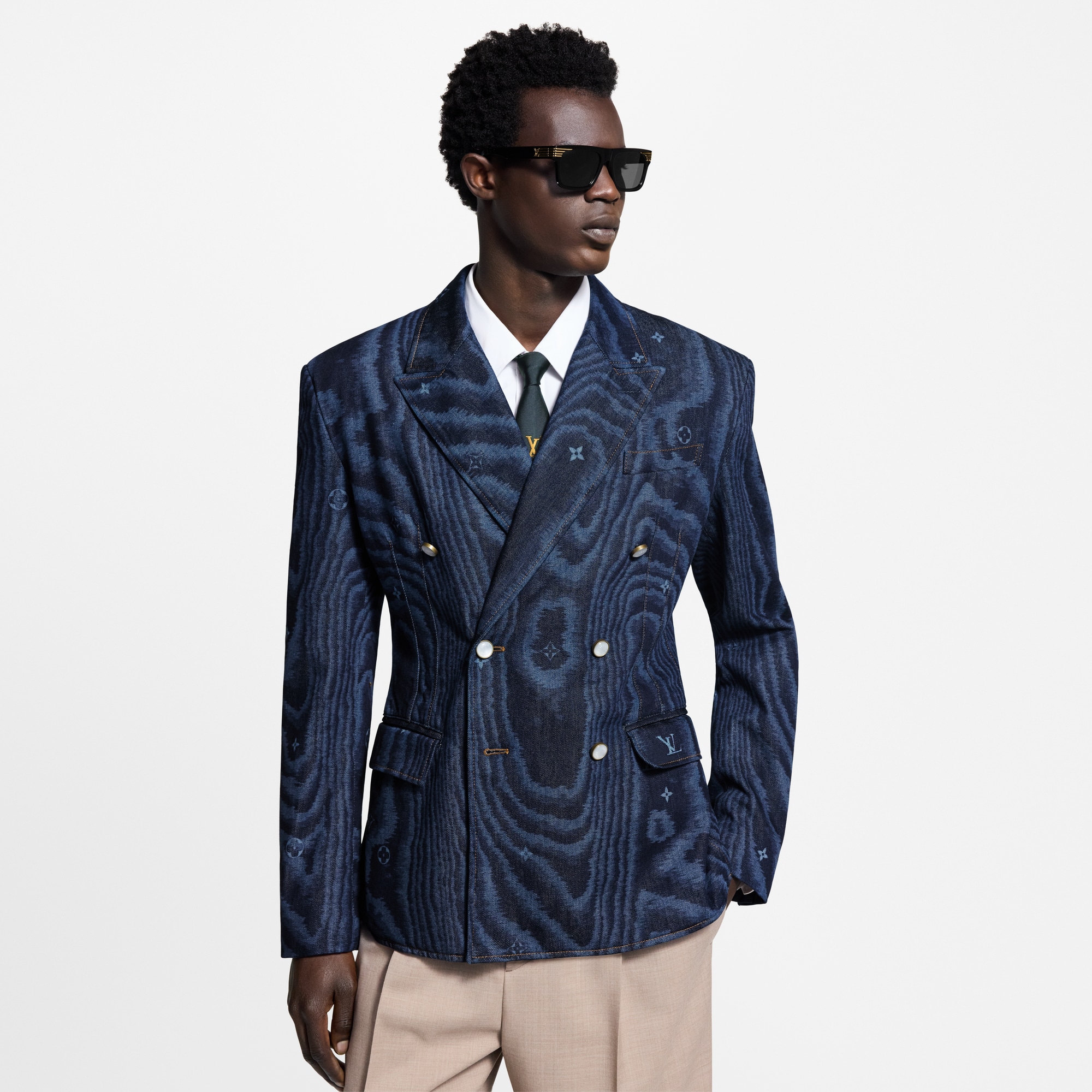 Chaqueta vaquera de doble botonadura  Hombre Prêt-à-Porter Todo Prêt-à-Porter | LOUIS VUITTON (Zoom de producto)