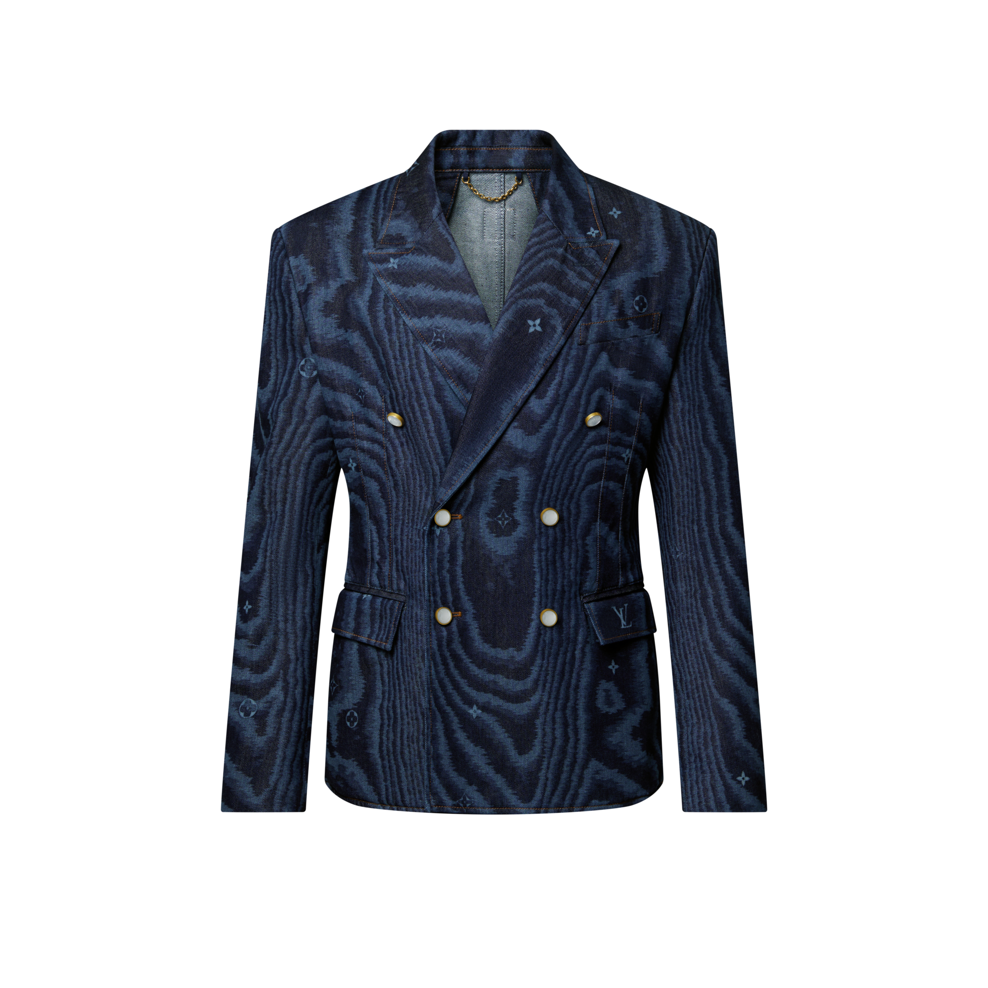 Chaqueta vaquera de doble botonadura  Hombre Prêt-à-Porter Todo Prêt-à-Porter | LOUIS VUITTON (Zoom de producto)